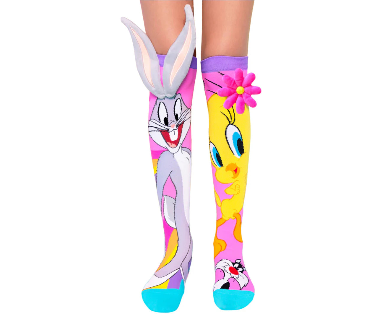 Madmia Tweety and Bugs Bunny Socks