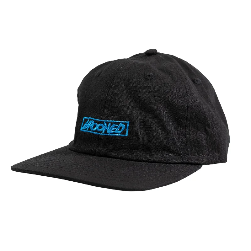 Moonsmile Script Strapback | Black/Blue