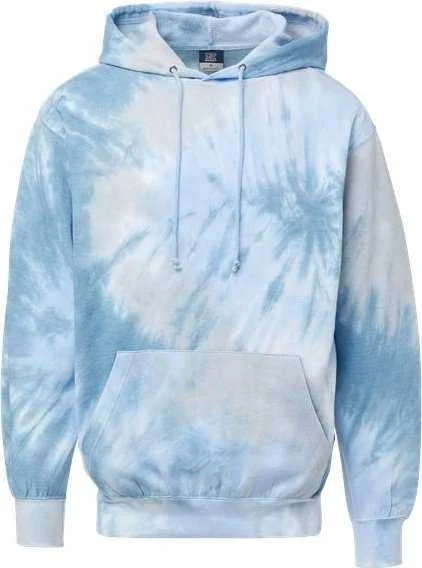 MV Sport 1290 Classic Fleece Tie-Dye Hooded Sweatshirt - Arctic Sky Tie Dye