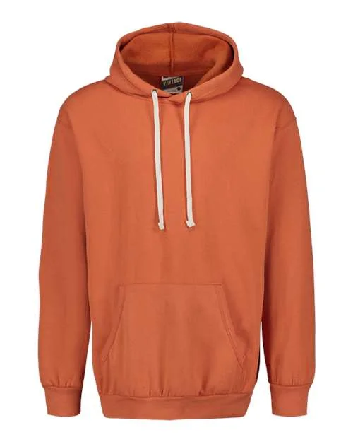 MV Sport 1478 Vintage Fleece Hooded Sweatshirt - Vintage Orange