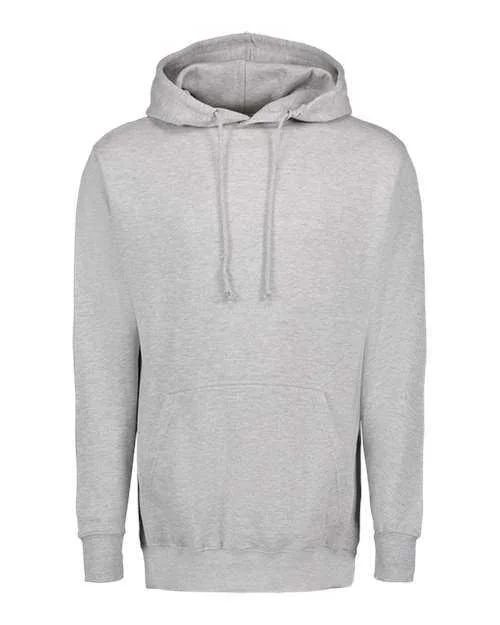 MV Sport 20301 Peace Fleece Organic Hooded Sweatshirt - Heather Grey