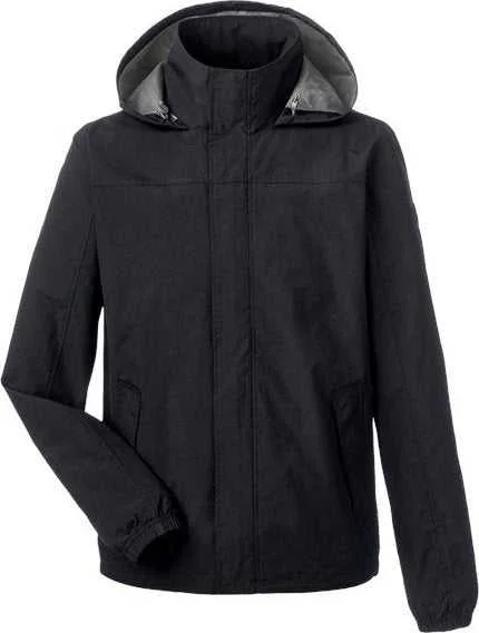 Nautica N17182 Voyage Hooded Rain Jacket - Black