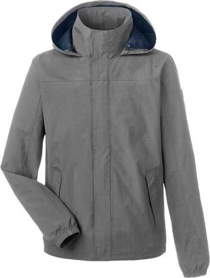 Nautica N17182 Voyage Hooded Rain Jacket - Graphite