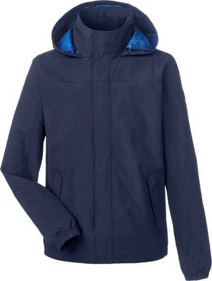 Nautica N17182 Voyage Hooded Rain Jacket - Navy