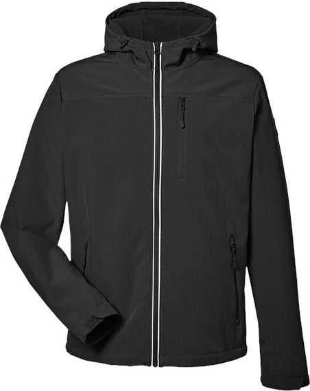 Nautica N17789 Wavestorm Softshell Hooded Jacket - Black