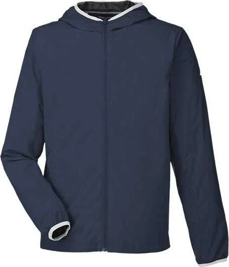 Nautica N17926 Stillwater Hooded Windbreaker - Navy