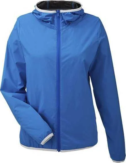 Nautica N17927 Women's Stillwater Hooded Windbreaker - Royal