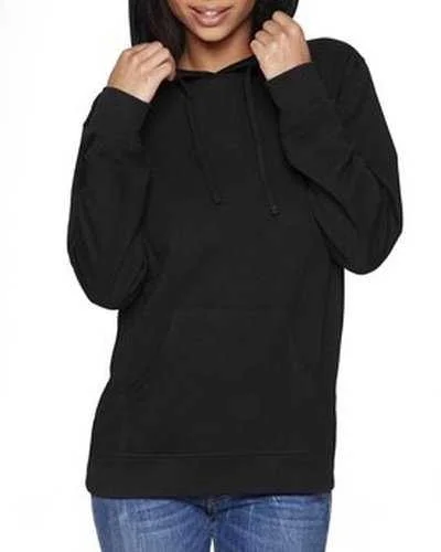 Next Level 9301 Unisex French Terry Pullover Hoodie - Black Black