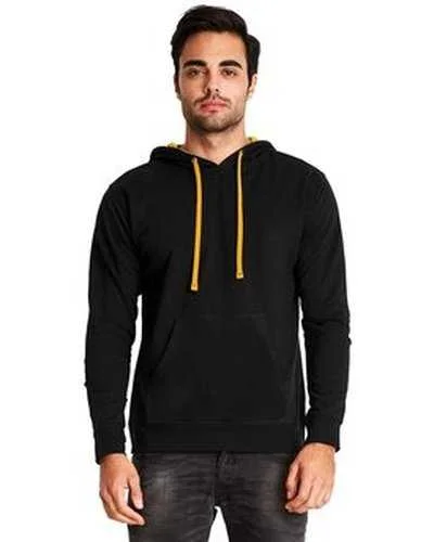 Next Level 9301 Unisex French Terry Pullover Hoodie - Black Gold