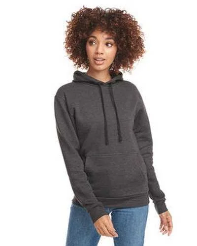 Next Level 9302 Unisex Pch Pullover Hooded Sweatshirt - Heather Black