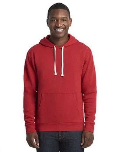 Next Level 9303 Unisex Santa Cruz Pullover Hooded Sweatshirt - Red