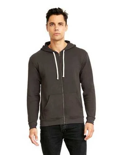 Next Level 9602 Unisex Santa Cruz Full-Zip Hooded Sweatshirt - Heavy Metal