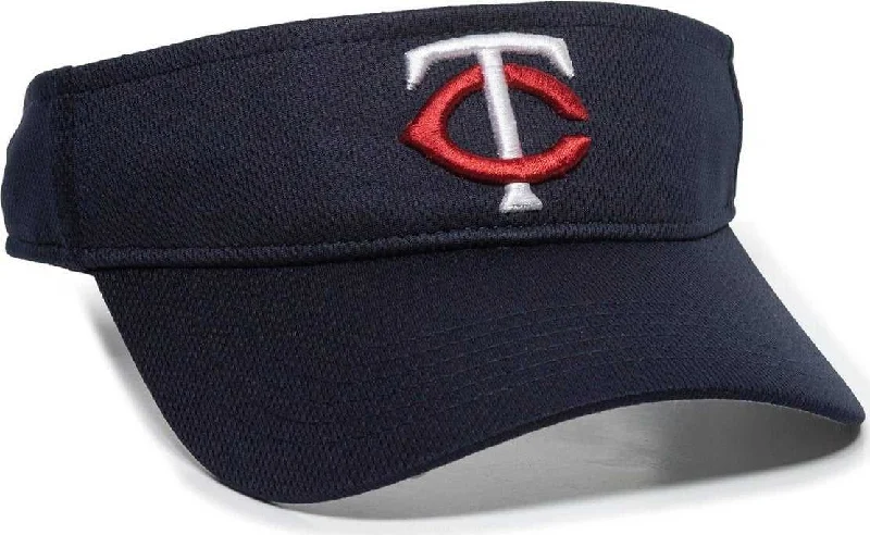 OC Sports MLB-185 Traditional Visor - Minnesota Twins