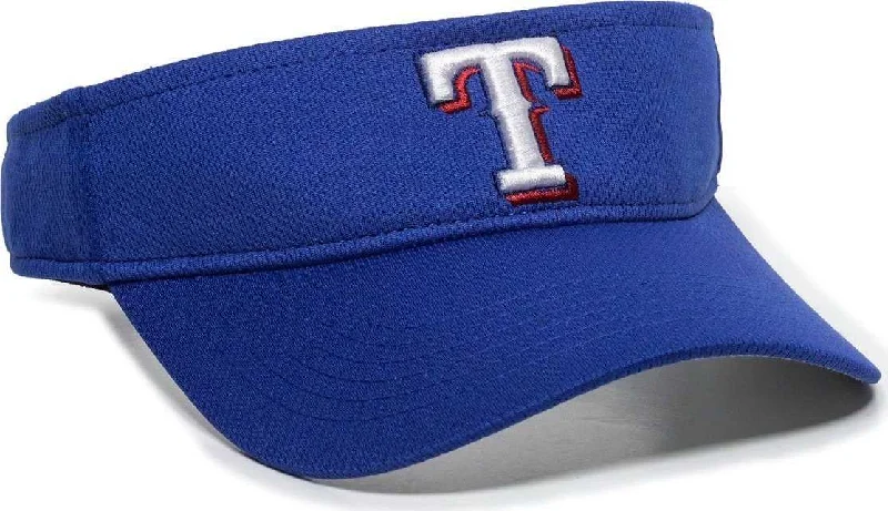 OC Sports MLB-185 Traditional Visor - Texas Rangers