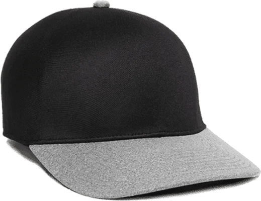 OC Sports REEVO Flexible Fitting Cap - Black Heathered Grey