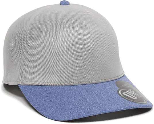 OC Sports REEVO Flexible Fitting Cap - Light Grey Heathered Royal