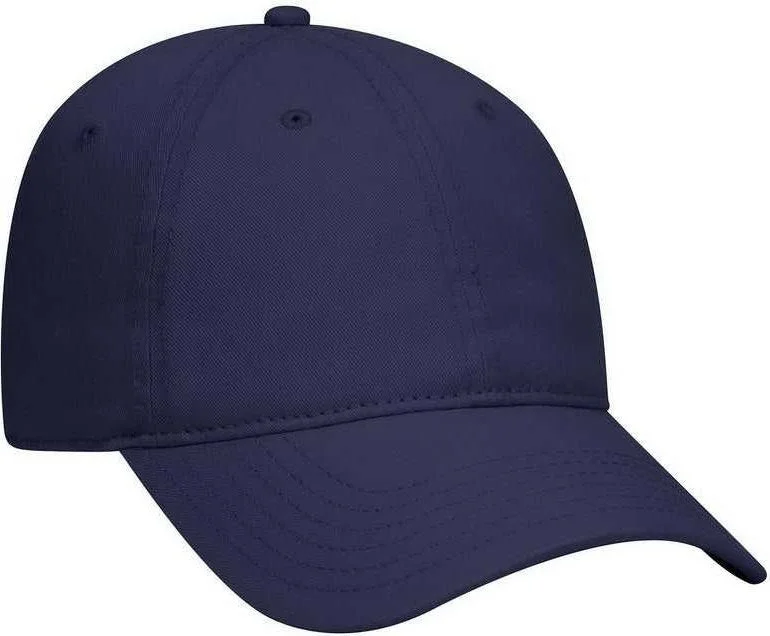 OTTO 18-772 Superior Garment Washed Cotton Twill Low Profile Pro Style Cap - Navy