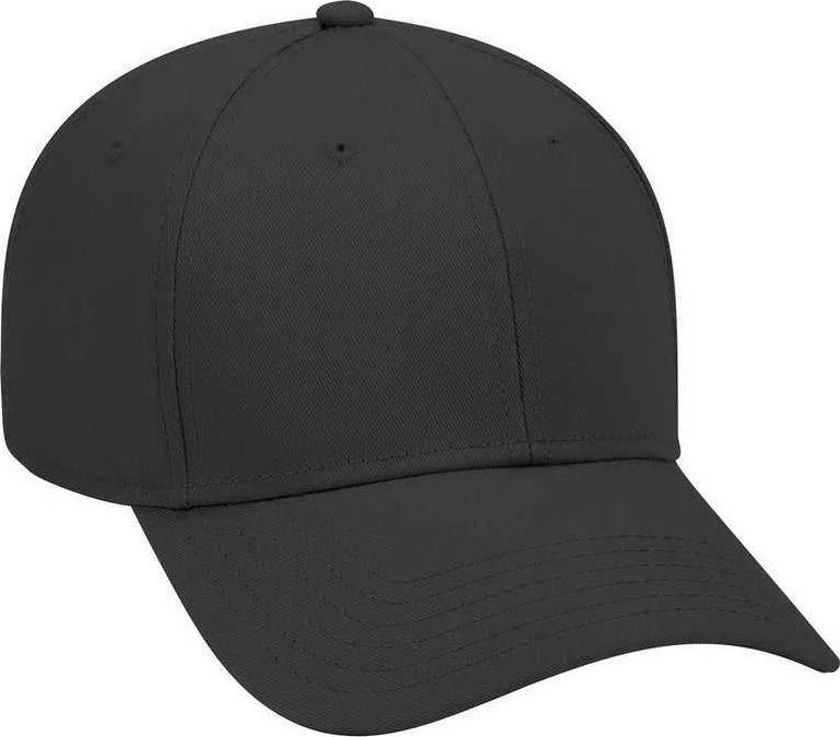 OTTO 19-768 Superior Cotton Twill Low Profile Pro Style Cap - Black