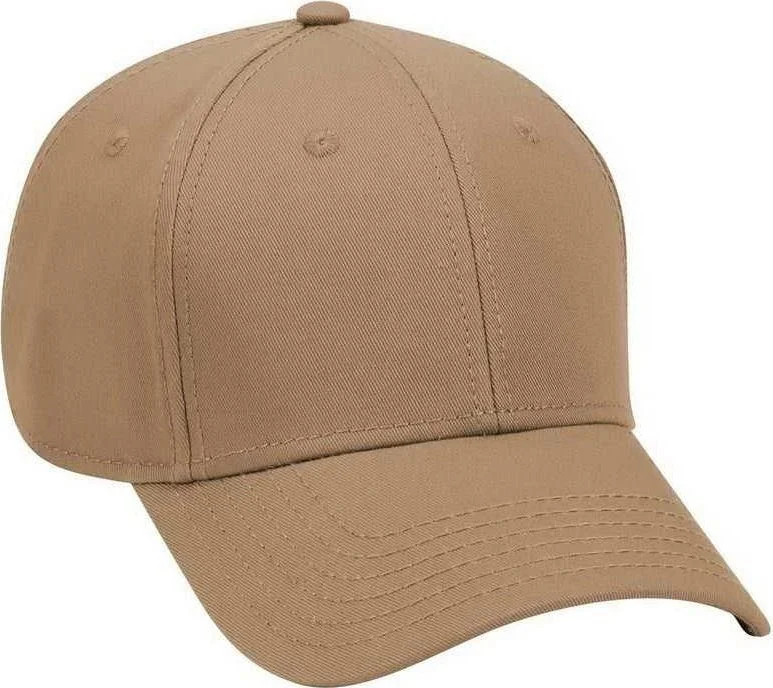 OTTO 19-768 Superior Cotton Twill Low Profile Pro Style Cap - Coyote Brown