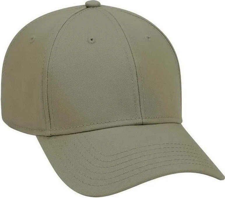 OTTO 19-768 Superior Cotton Twill Low Profile Pro Style Cap - Olive Green