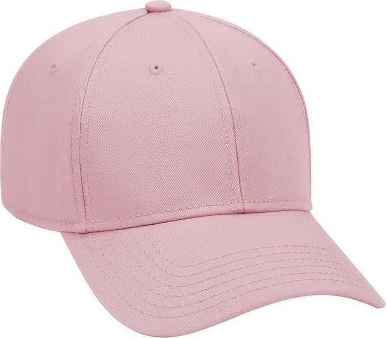 OTTO 19-768 Superior Cotton Twill Low Profile Pro Style Cap - Pink