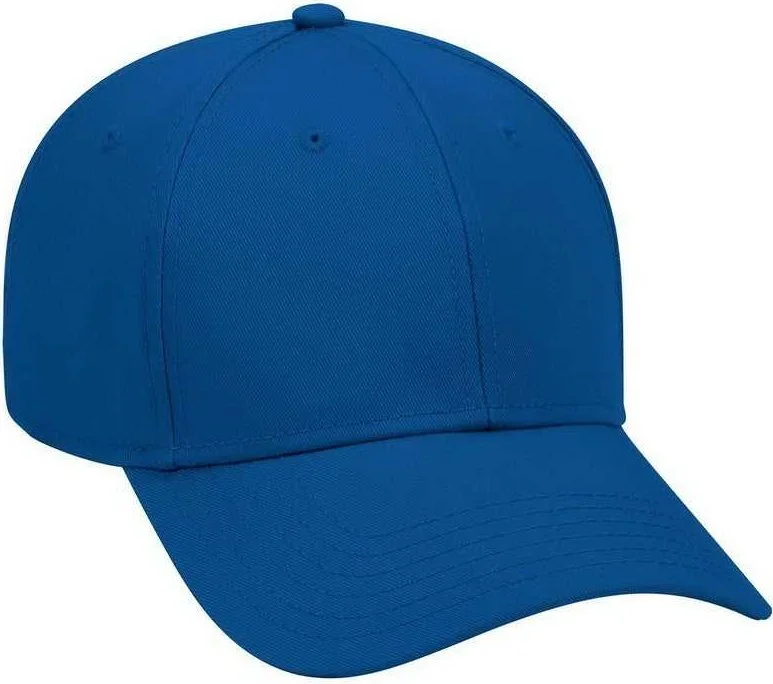 OTTO 19-768 Superior Cotton Twill Low Profile Pro Style Cap - Royal