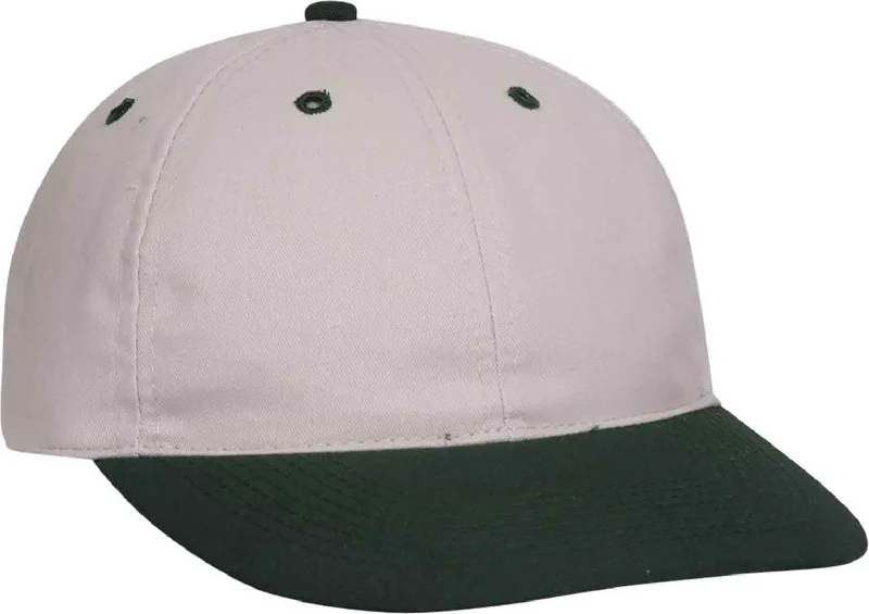 OTTO 25-023 Brushed Cotton Twill Sport Low Profile Pro Style Cap - Navy Satin Gray