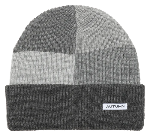 Patchwork Beanie | Grey