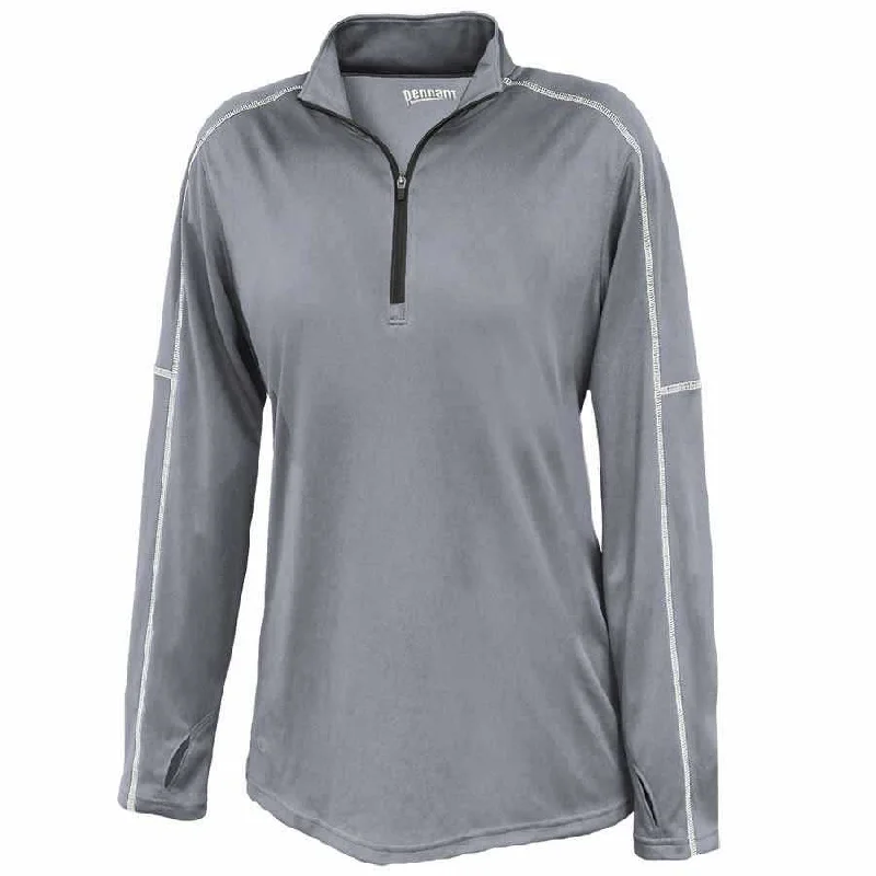 Pennant 5616 Women's Conquest 1/4 Zip - Steel