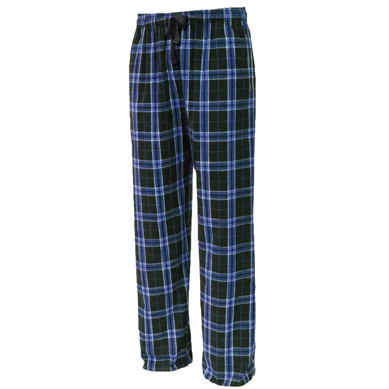 Pennant FLNP Flannel Plaid Pant - Black Royal