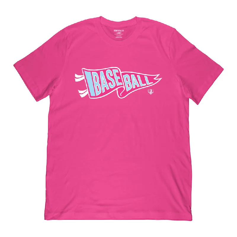 Pennant Tee - Cotton Candy Pink