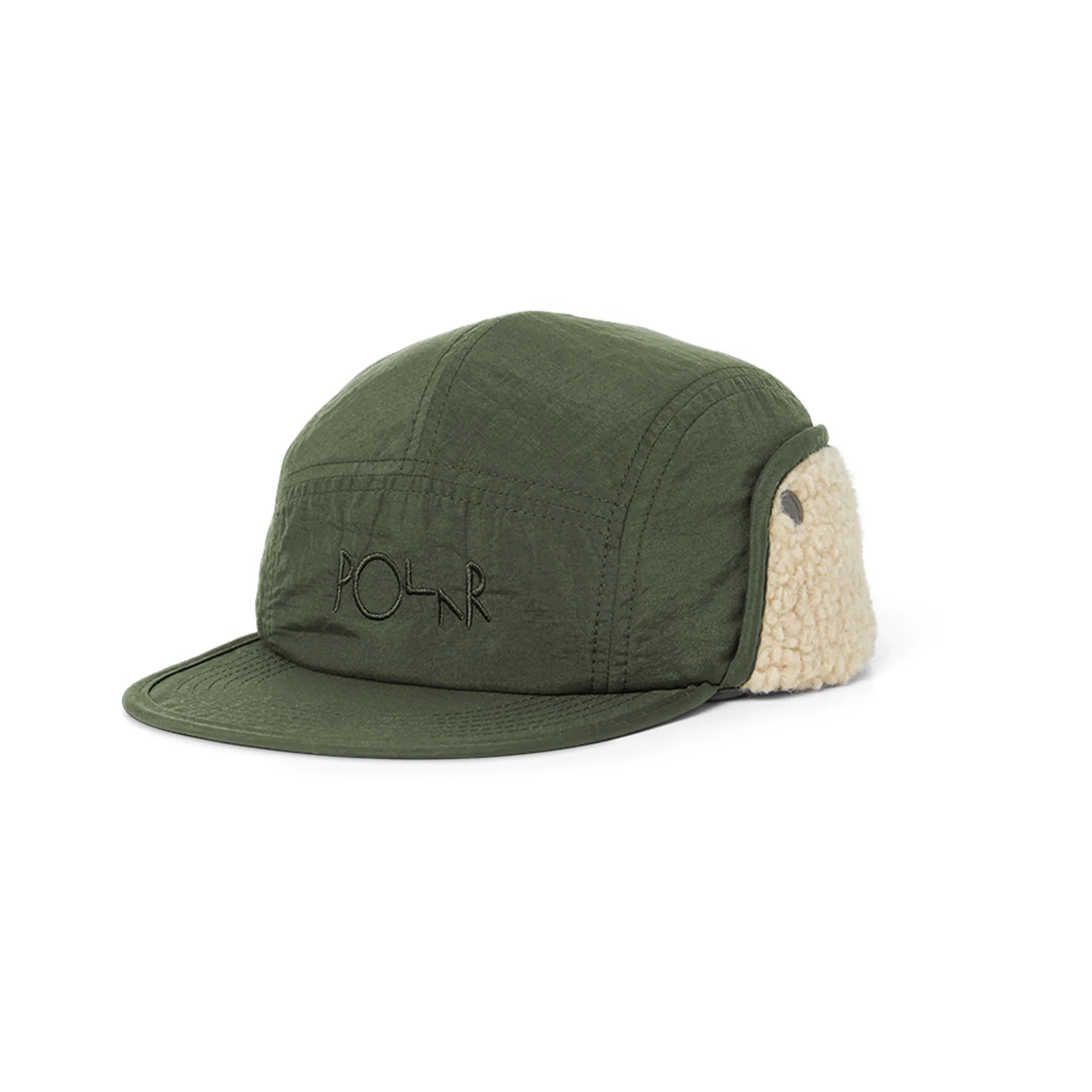 Polar Skate Co Vilde Flap Cap | Sherpa  - Army Green