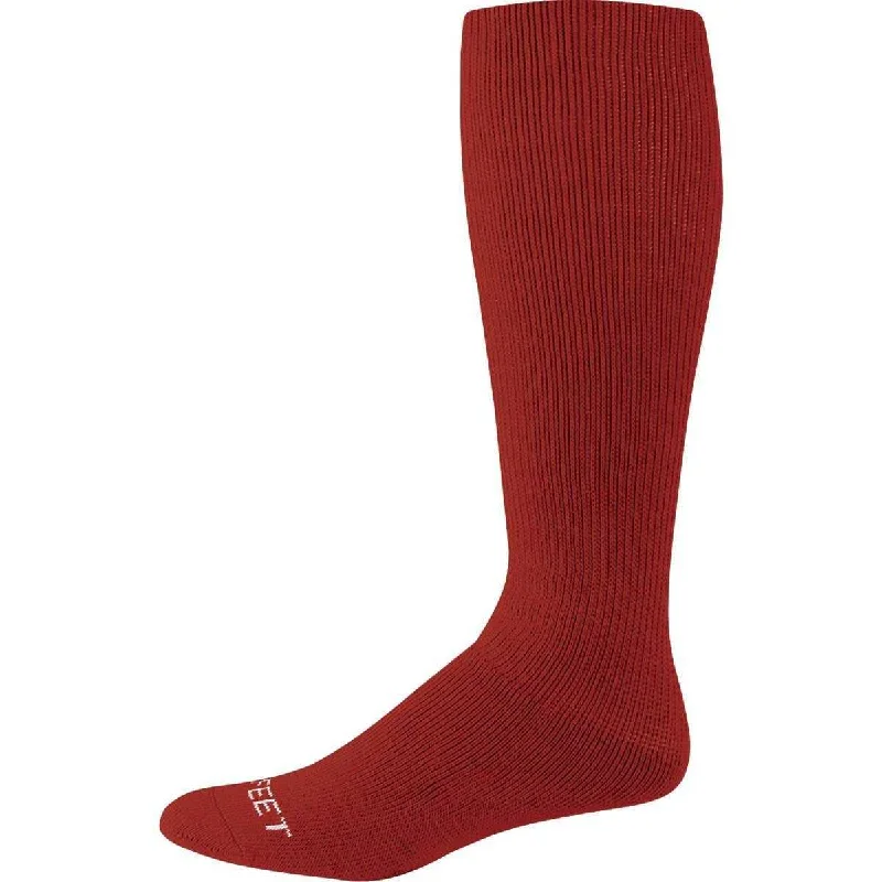 Pro Feet 273-275 Knee High Multi-Sport Cushioned Tube Socks - Cardinal