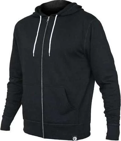 Quikflip LAFZH 2-in-1 Hero Hoodie Lite Full-Zip - Black