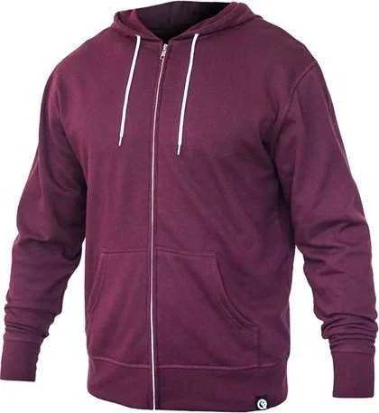 Quikflip LAFZH 2-in-1 Hero Hoodie Lite Full-Zip - Burgundy