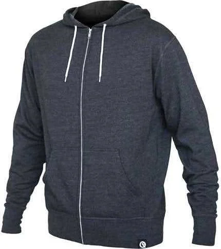 Quikflip LAFZH 2-in-1 Hero Hoodie Lite Full-Zip - Charcoal