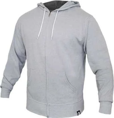 Quikflip LAFZH 2-in-1 Hero Hoodie Lite Full-Zip - Heather Gray