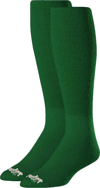 Rawlings Over-The-Calf Baseball Socks (2 Pair) - Dark Green