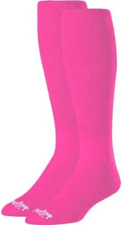 Rawlings Over-The-Calf Baseball Socks (2 Pair) - Pink