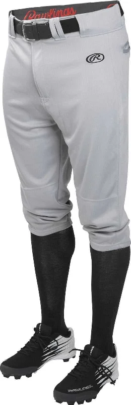 Rawlings Youth Launch Semi-Relaxed Knicker Pants - Gray