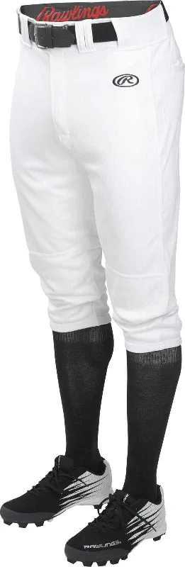 Rawlings Youth Launch Semi-Relaxed Knicker Pants - White