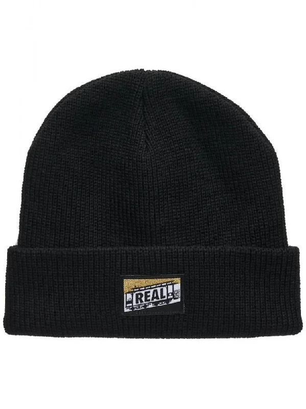 Real Cuff Beanie Tough Threads Black - O/S