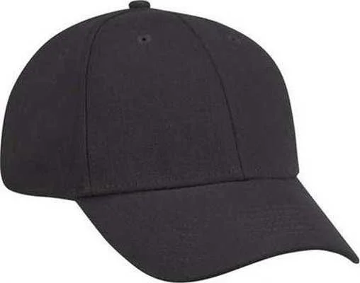 Red Kap HB20 Polyester Ball Cap - Black