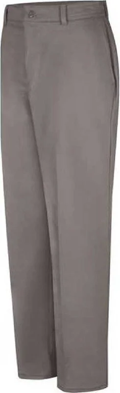 Red Kap PC20 Wrinkle-Resistant Cotton Work Pants - Graphite Gray - Unhemmed