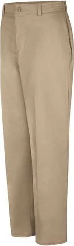 Red Kap PC20 Wrinkle-Resistant Cotton Work Pants - Khaki - 32I