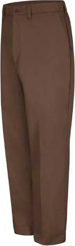 Red Kap PT10 Red-E-Prest Work Pants - Brown - 32I