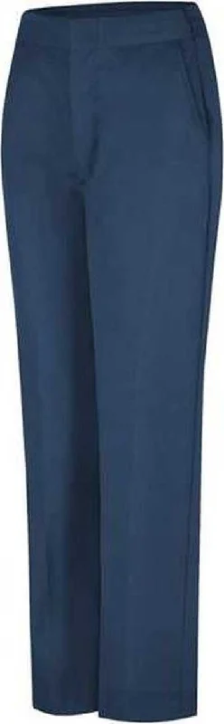 Red Kap PT59 Women's Half-Elastic Work Pants - Navy - 28I