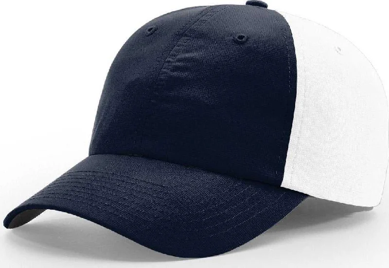 Richardson 220 Relaxed Lite Caps- Navy White