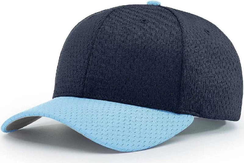 Richardson 414 Pro Mesh Adjustable Caps- Navy Columbia Blue