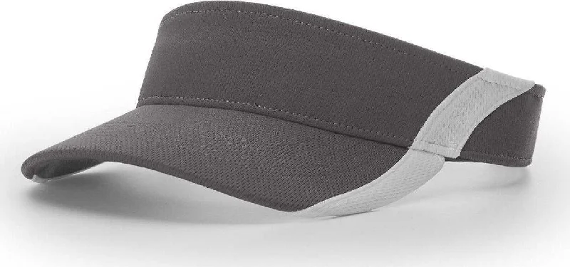 Richardson 708 Dryve Color Split Visors - Charcoal White